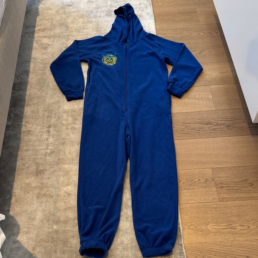 District Royal Blue Kids One Piece with Hood